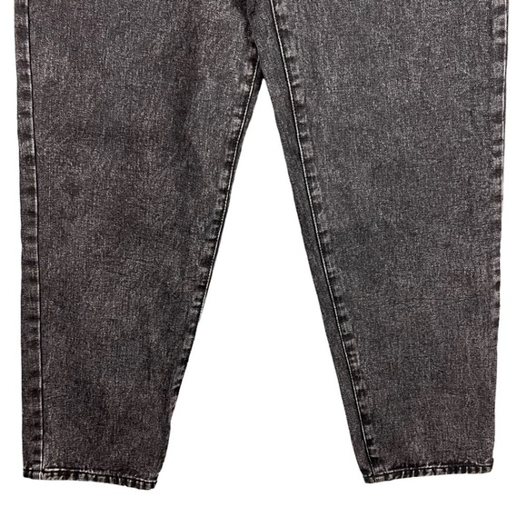 NEW Forever 21 High Rise Baggy Wide Leg Barrel Jeans Black Wash US 28 Grunge - Picture 9 of 10